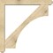 Ekena Millwork Westlake Craftsman Rough Sawn Bracket w/ Offset Brace, Douglas Fir, 6"W x 46"D x 46"H BKT0604X46X46WTL04RDF - alternate 3